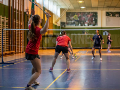 Inter-Services Badminton Tournament at the Prince William of Gloucester Barracks, Nr Grantham.